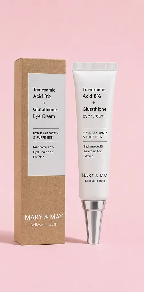 MARY & MAY – Tranexamic Acid + Glutathione Eye Cream